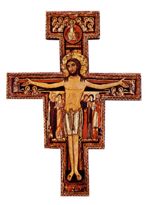 The crucifix at San Damiano.